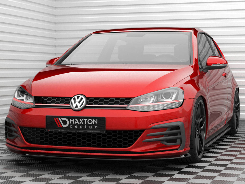 Maxton Design Front Splitter V.3 Volkswagen Golf GTI Mk7 Facelift