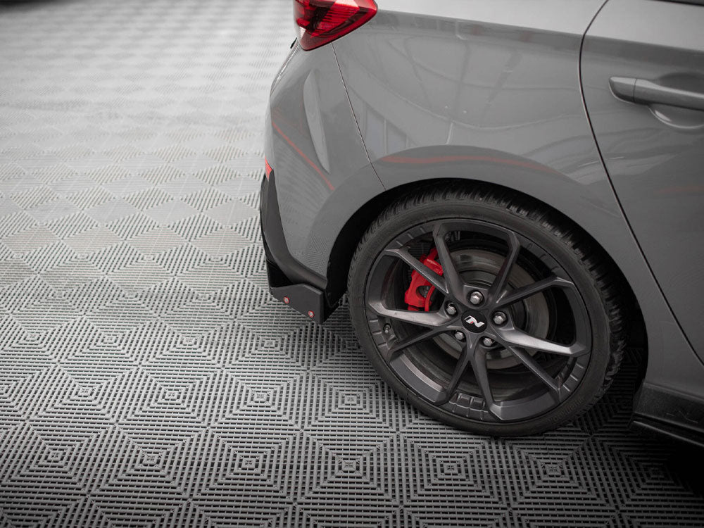 Maxton Design Rear Side Splitters V.4 + Flaps Hyundai I30 N Hatchback Mk3 Facelift