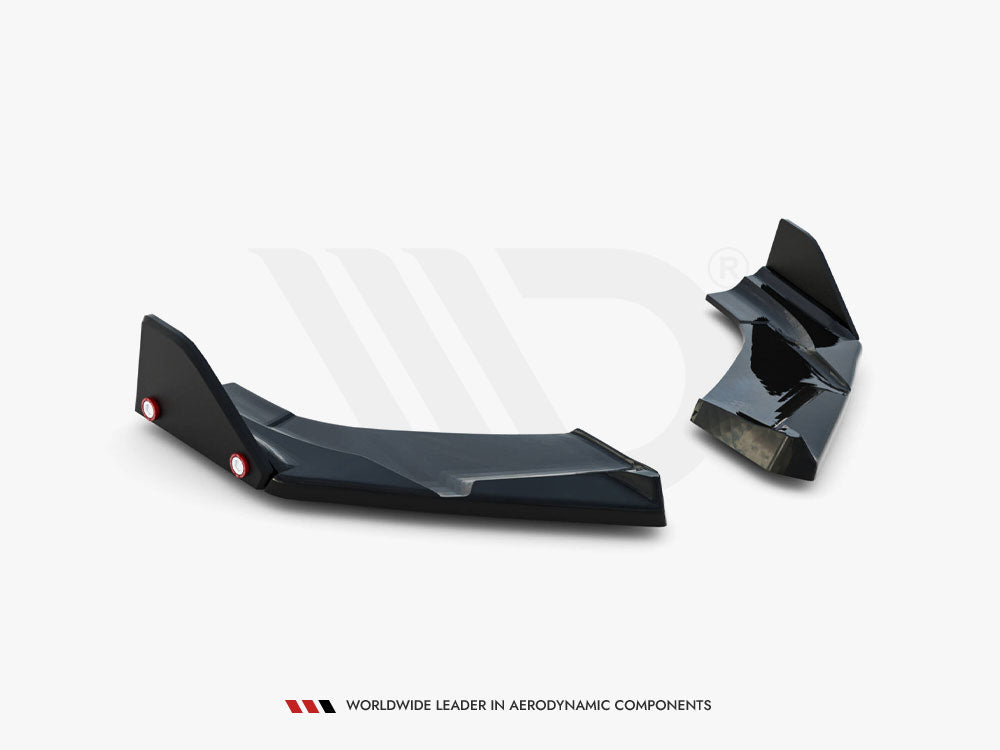Maxton Design Rear Side Splitters V.4 + Flaps Hyundai I30 N Hatchback Mk3 Facelift