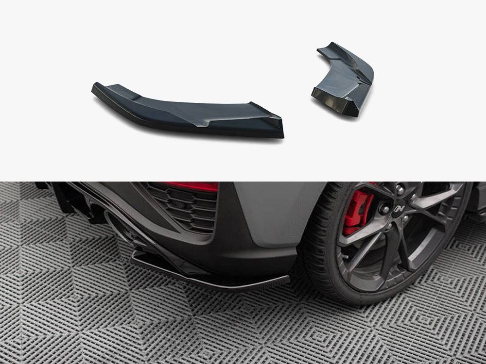Maxton Design Rear Side Splitters V.5 Hyundai I30 N Hatchback Mk3 Facelift