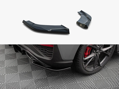 Maxton Design Rear Side Splitters V.5 Hyundai I30 N Hatchback Mk3 Facelift