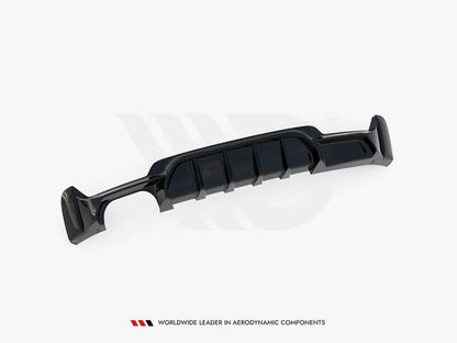Maxton Design Rear Valance BMW 4 Coupe / Gran Coupe / Cabrio M-Pack F32 / F36 / F33 (Version with exhaust on one side)