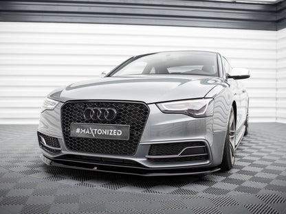 Maxton Design Front Splitter V.1 Audi S5 / A5 S-Line 8T Facelift
