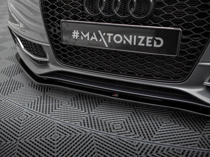 Maxton Design Front Splitter V.2 Audi S5 / A5 S-Line 8T Facelift