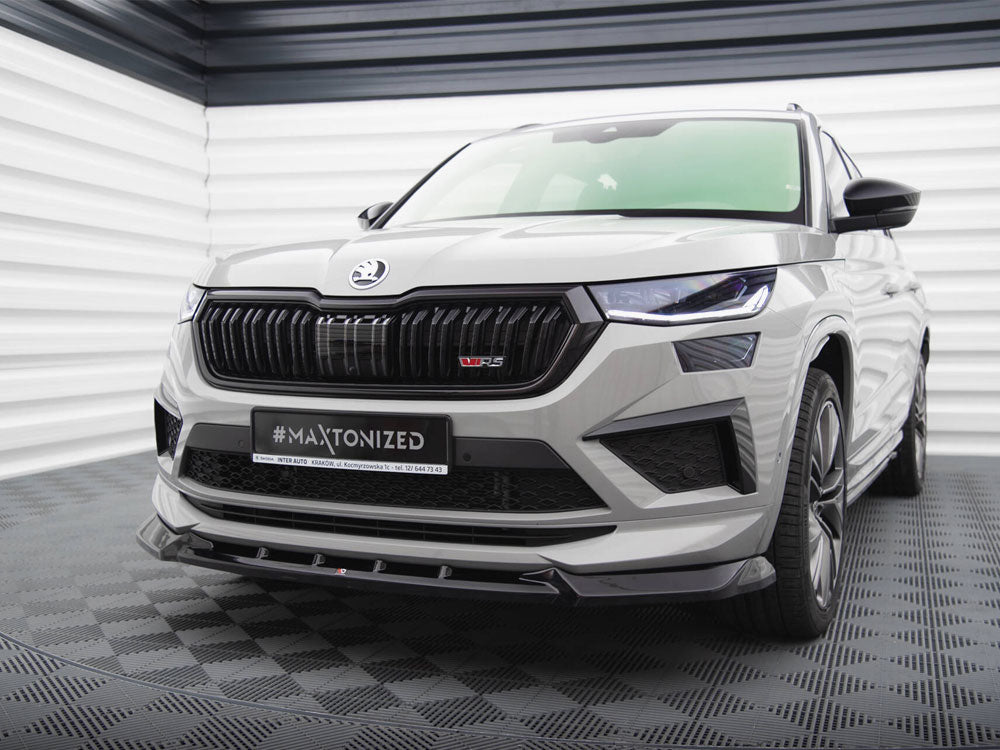 Maxton Design Front Splitter V.1 Skoda Kodiaq RS Mk1 Facelift