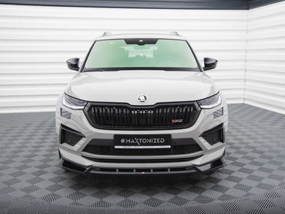 Maxton Design Front Splitter V.1 Skoda Kodiaq RS Mk1 Facelift