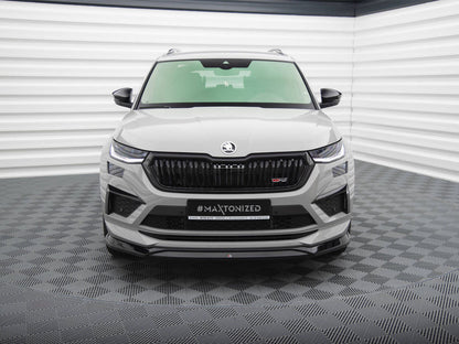 Maxton Design Front Splitter V.2 Skoda Kodiaq RS Mk1 Facelift