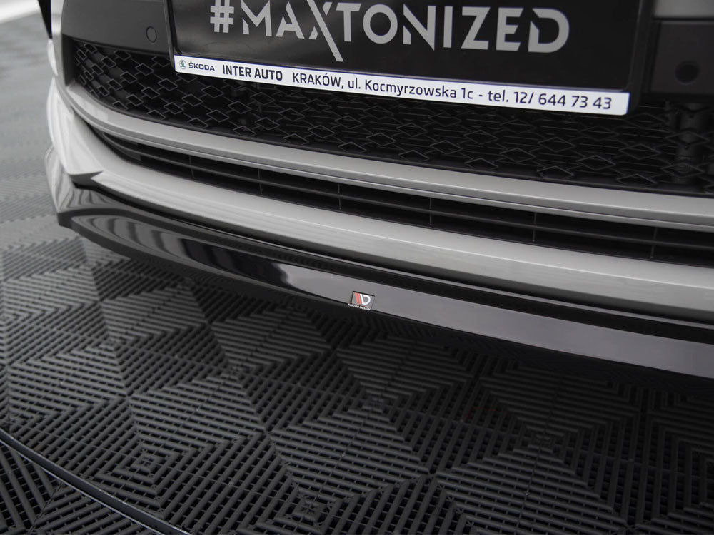 Maxton Design Front Splitter V.2 Skoda Kodiaq RS Mk1 Facelift
