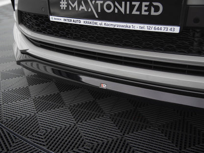 Maxton Design Front Splitter V.2 Skoda Kodiaq RS Mk1 Facelift