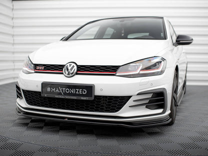 Maxton Design Front Splitter V.2 VW Golf GTI Mk7 Facelift