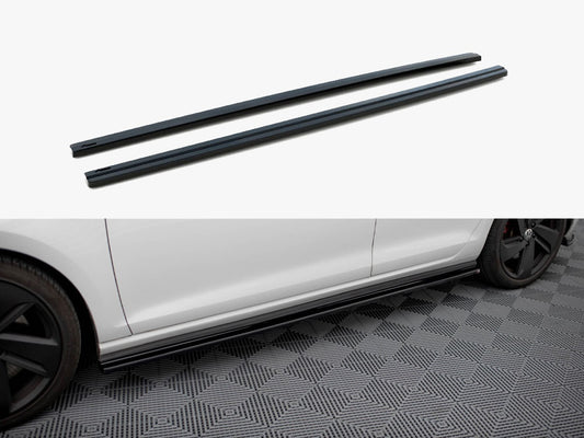 Maxton Design Side Skirts Diffusers VW Golf 7 GTI Preface / Facelift (Wide)