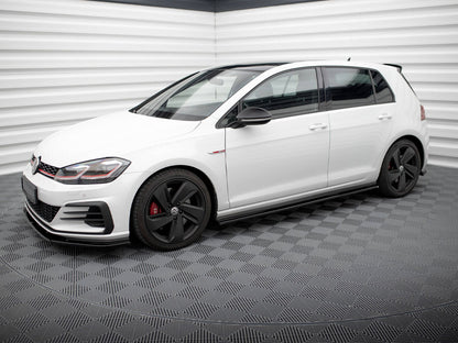 Maxton Design Side Skirts Diffusers VW Golf 7 GTI Preface / Facelift (Wide)