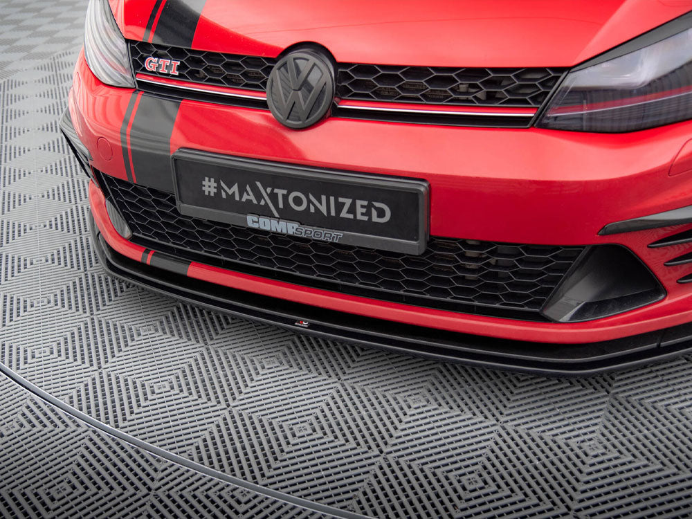 Maxton Design Front Splitter VW Golf Mk7 GTI Clubsport - Textured