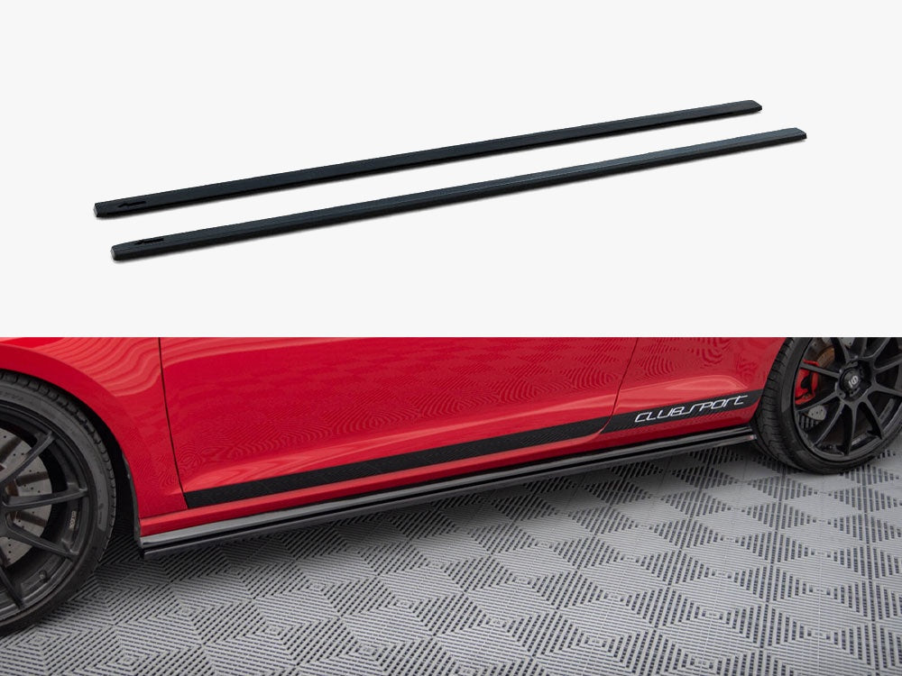 Maxton Design Side Skirts Diffusers VW Golf Mk7 GTI Clubsport - Textured