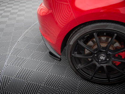 Maxton Design Rear Side Splitters VW Golf Mk7 GTI Clubsport - Carbon Look