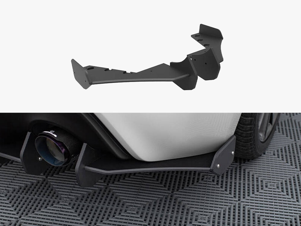 Maxton Design Street PRO Rear Side Splitters Subaru BRZ Mk1 / Mk1 Facelift