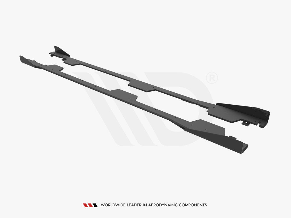 Maxton Design Street PRO Side Skirts Diffusers + Flaps Subaru BRZ Mk1 / Mk1 Facelift