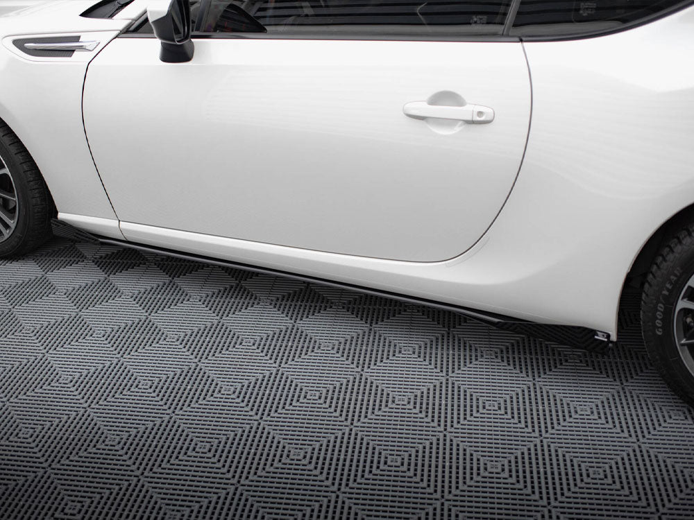 Maxton Design Street PRO Side Skirts Diffusers + Flaps Subaru BRZ Mk1 / Mk1 Facelift