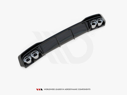 Maxton Design Rear Valance + Exhaust Ends Imitation Audi A7 S-Line C8 / S7 C8 / C8 Facelift / S7 Facelift