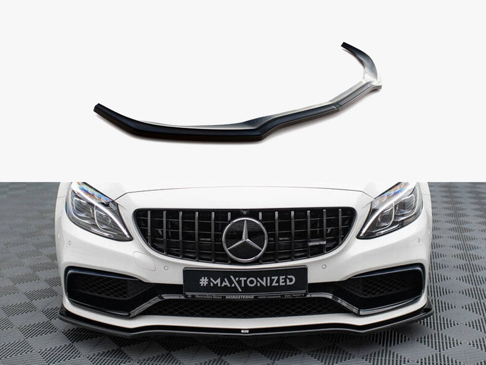 Maxton Design Front Splitter V.1 Mercedes-AMG C63 Sedan / Estate W205 / S205