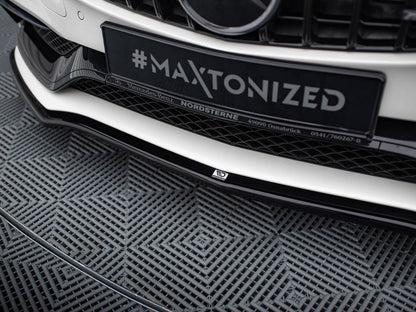 Maxton Design Front Splitter V.1 Mercedes-AMG C63 Sedan / Estate W205 / S205