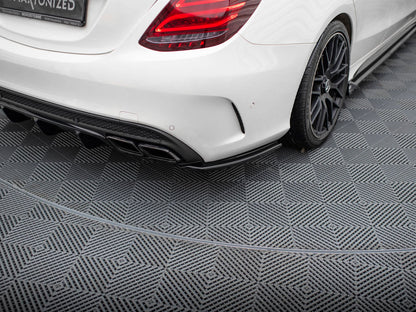 Maxton Design Rear Side Splitters Mercedes-AMG C63 Sedan / Estate W205 / S205