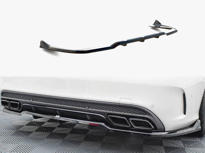 Maxton Design Rear Splitter (Vertical Bars) Mercedes-AMG C63 Sedan / Estate W205 / S205