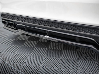 Maxton Design Rear Splitter (Vertical Bars) Mercedes-AMG C63 Sedan / Estate W205 / S205