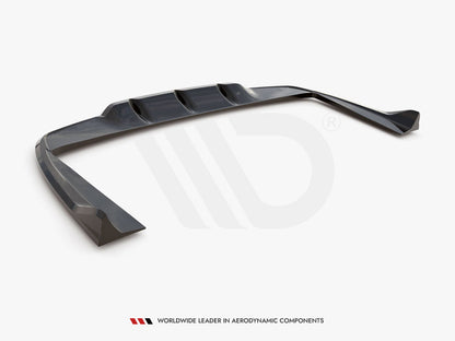 Maxton Design Rear Splitter (Vertical Bars) Mercedes-AMG C63 Sedan / Estate W205 / S205
