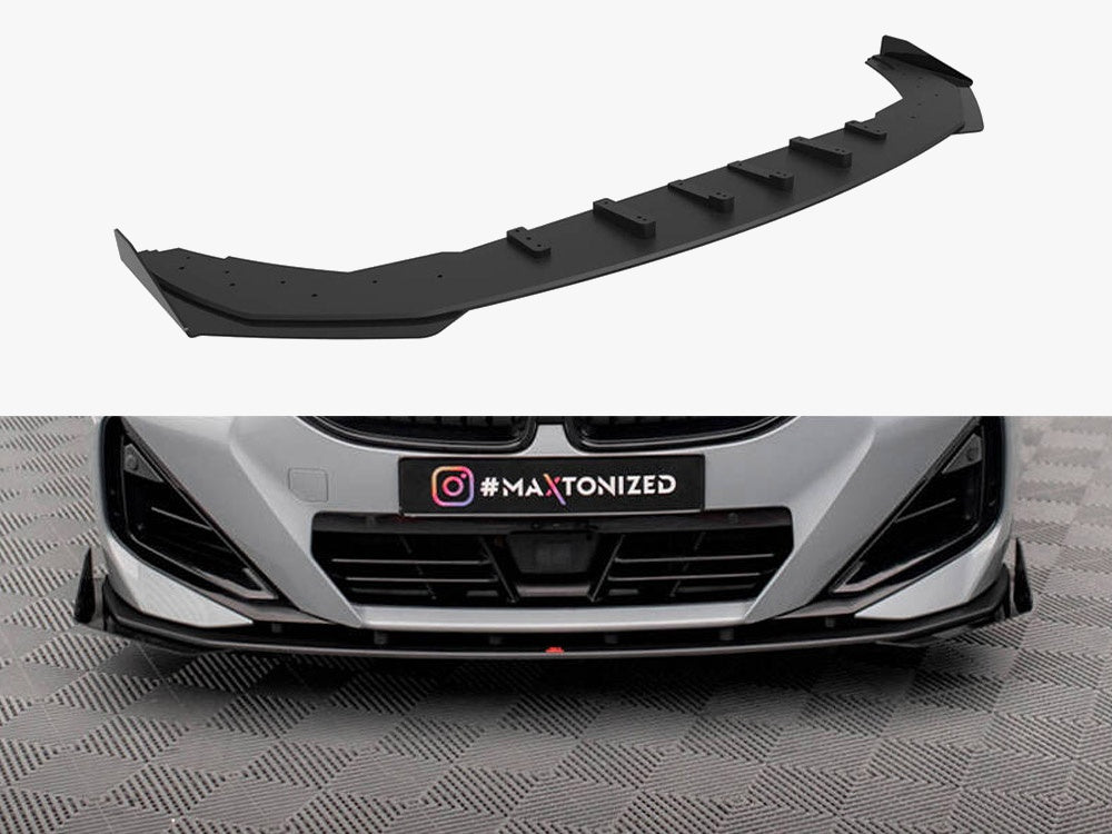 Maxton Design Street PRO Front Splitter + Flaps BMW 2 Coupe M-Pack / M240i G42
