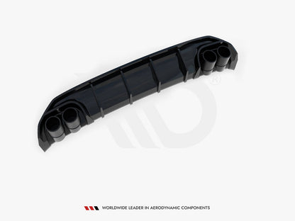 Maxton Design Rear Valance + Exhaust Ends Imitation Audi A3 S-Line Sedan 8Y