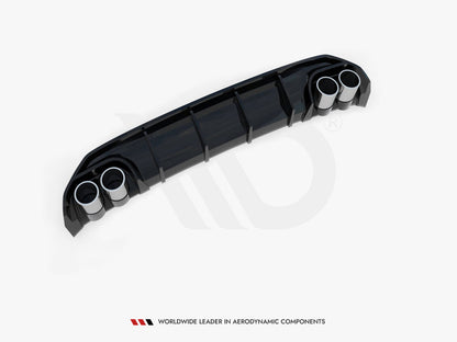 Maxton Design Rear Valance + Exhaust Ends Imitation Audi A3 S-Line Sedan 8Y