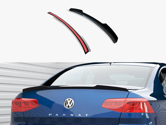 Maxton Design Spoiler CAP Volkswagen Passat Sedan R-Line Mk8