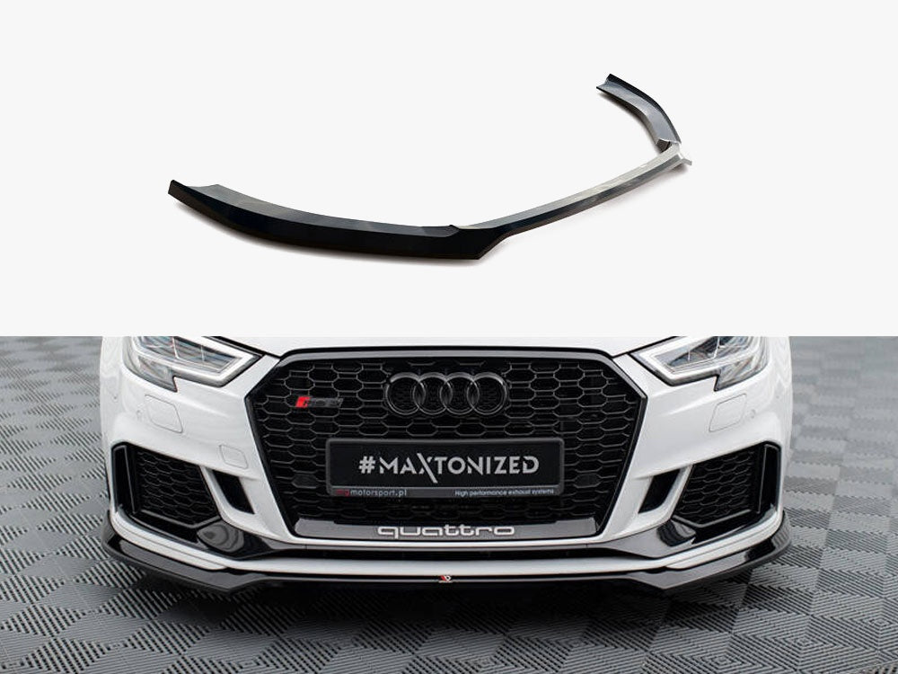Maxton Design Front Splitter V.5 Audi RS3 Sedan 8V Facelift