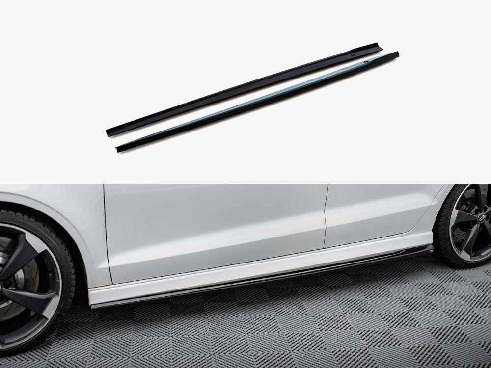 Maxton Design Side Skirts Diffusers V.2 Audi RS3 Sedan 8V Facelift