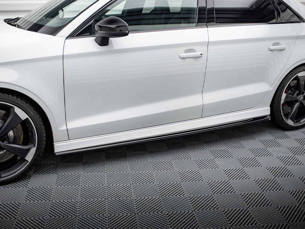 Maxton Design Side Skirts Diffusers V.2 Audi RS3 Sedan 8V Facelift