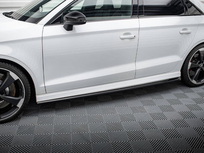Maxton Design Side Skirts Diffusers V.2 Audi RS3 Sedan 8V Facelift
