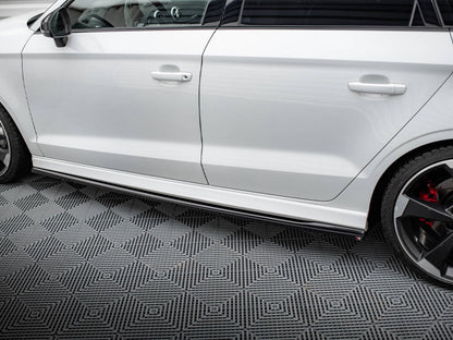 Maxton Design Side Skirts Diffusers V.2 Audi RS3 Sedan 8V Facelift