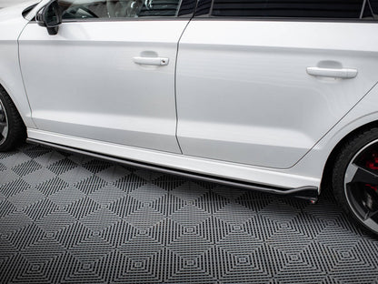 Maxton Design Side Skirts Diffusers V.3 Audi RS3 Sedan 8V Facelift
