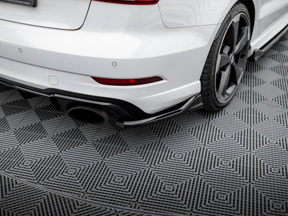 Maxton Design Rear Side Splitters V.3 Audi RS3 Sedan 8V Facelift