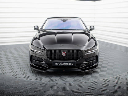 Maxton Design Front Splitter V.1 Jaguar XE X760 Facelift