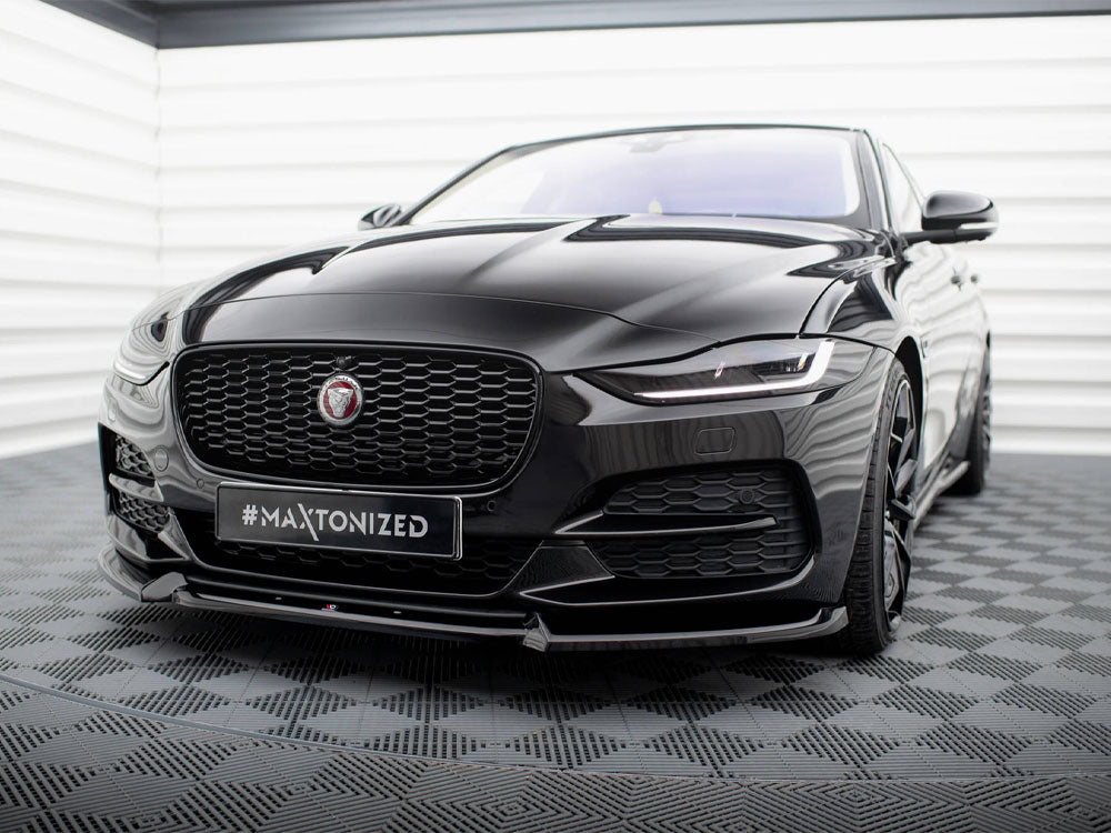 Maxton Design Front Splitter V.2 Jaguar XE X760 Facelift