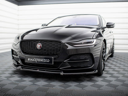 Maxton Design Front Splitter V.2 Jaguar XE X760 Facelift