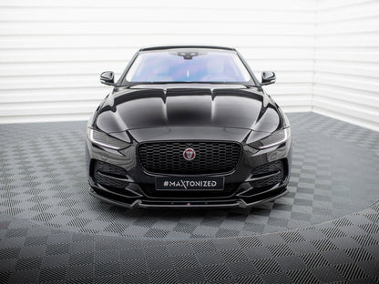 Maxton Design Front Splitter V.2 Jaguar XE X760 Facelift
