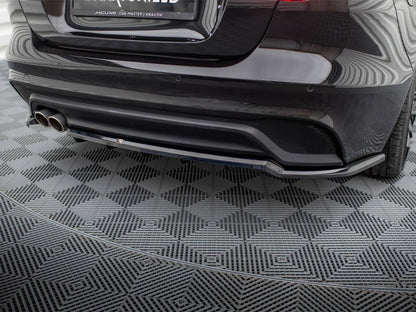 Maxton Design Central Rear Splitter (Vertical Bars) Jaguar XE X760 Facelift