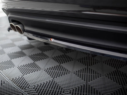 Maxton Design Central Rear Splitter (Vertical Bars) Jaguar XE X760 Facelift