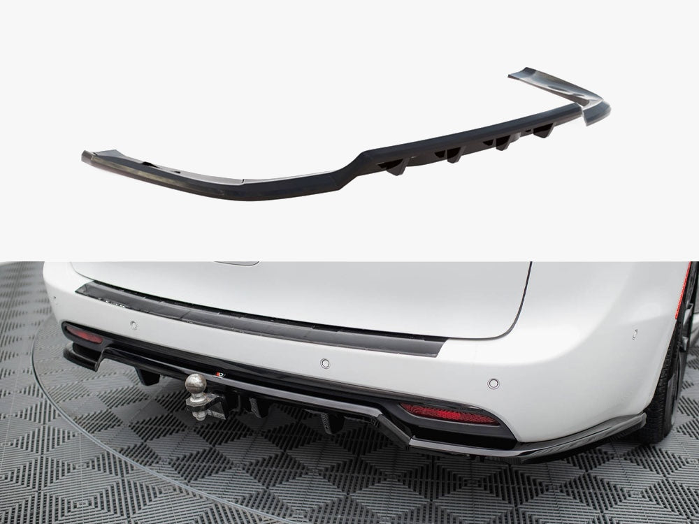 Maxton Design Central Rear Splitter (Vertical Bars) Chrysler Pacifica Mk2 Facelift