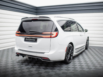 Maxton Design Central Rear Splitter (Vertical Bars) Chrysler Pacifica Mk2 Facelift