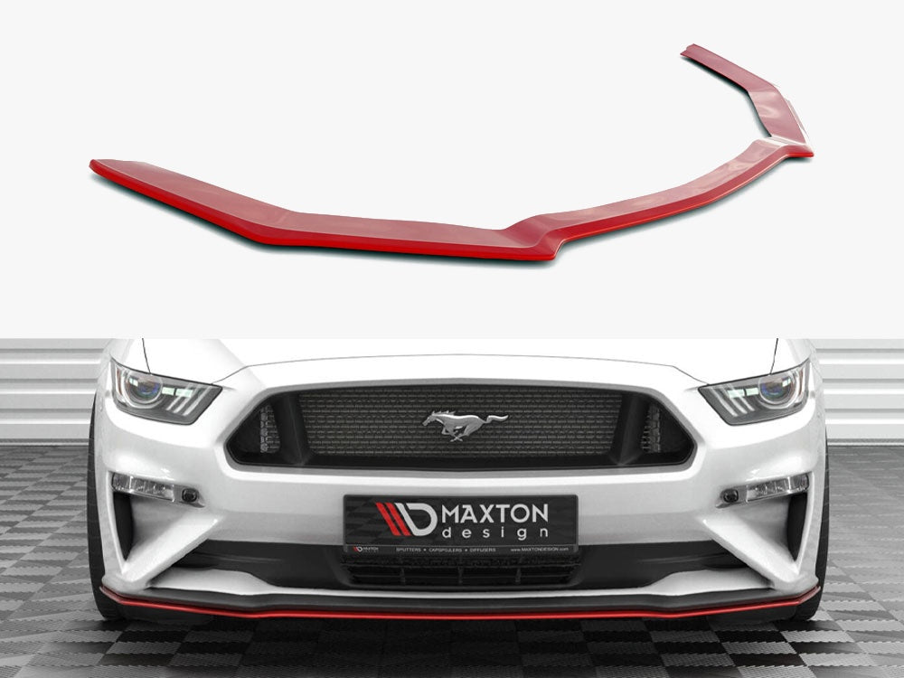 Maxton Design Front Splitter V.2 Ford Mustang Mk6 Facelift