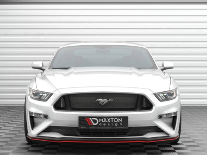 Maxton Design Front Splitter V.2 Ford Mustang Mk6 Facelift